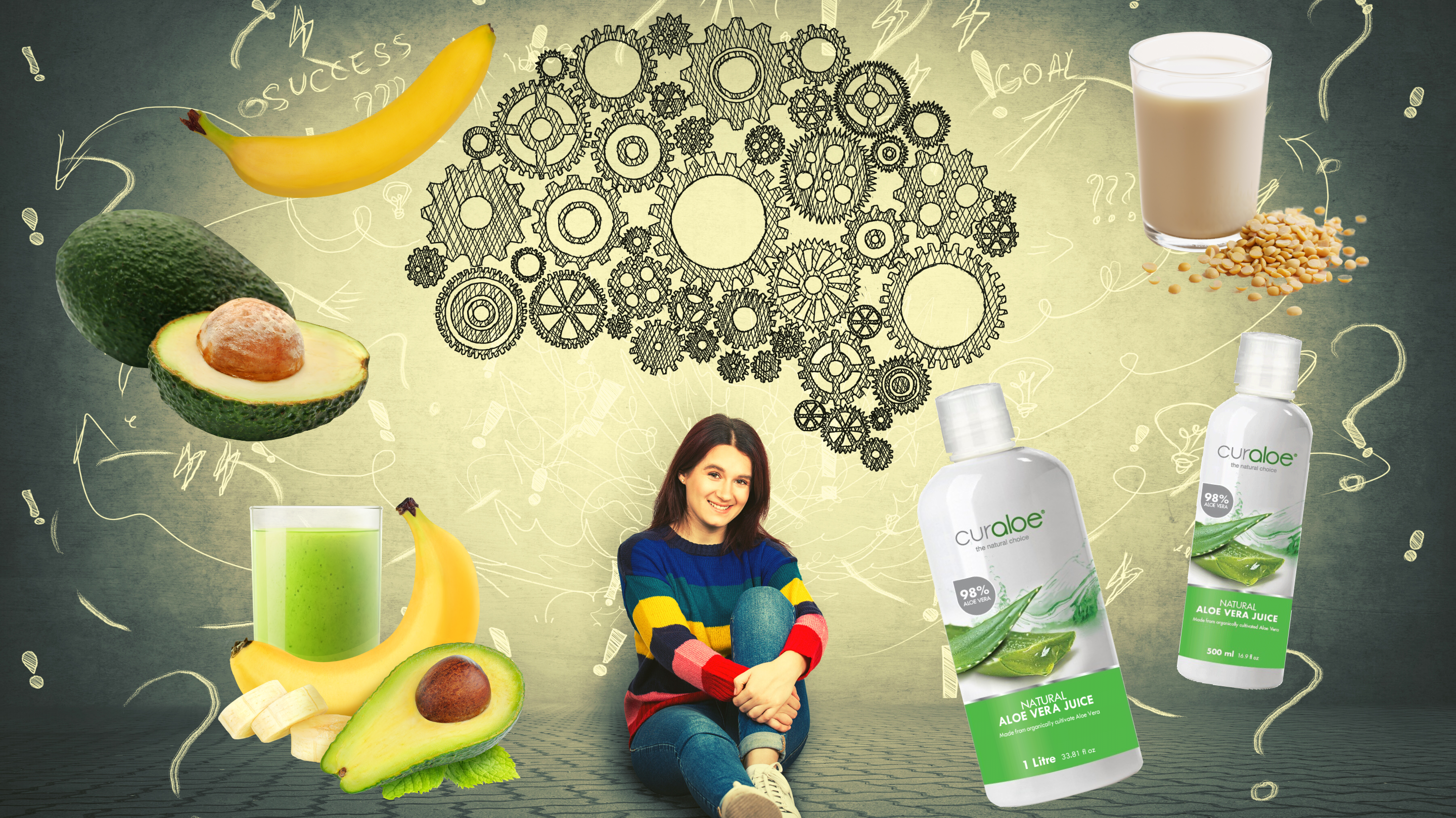 Recipe With Aloe Vera: Brain Boosting Bananacado Smoothie