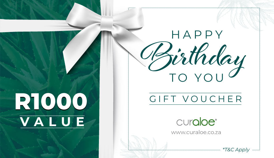 Curaloe Birthday Gift Card - The Perfect Birthday Gift for Skincare Enthusiasts