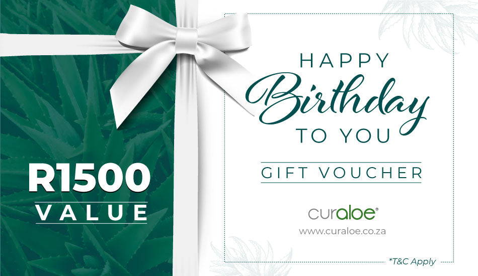 Curaloe Birthday Gift Card - The Perfect Birthday Gift for Skincare Enthusiasts