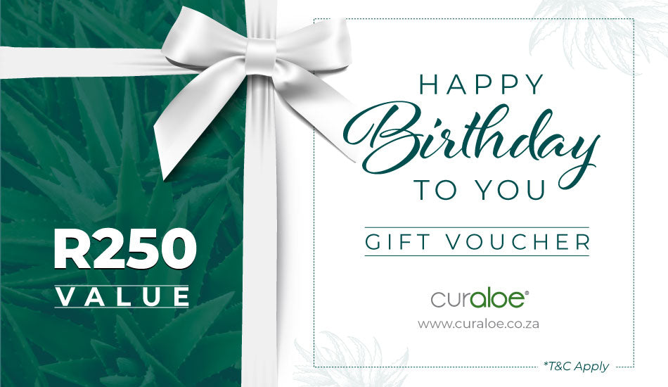 Curaloe Birthday Gift Card - The Perfect Birthday Gift for Skincare Enthusiasts