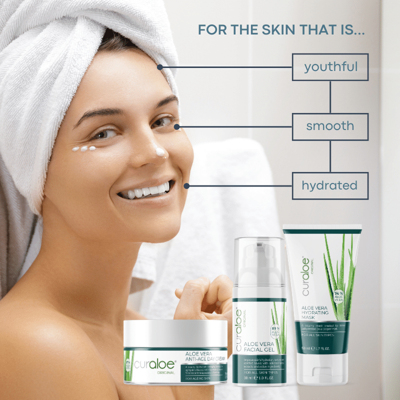 No More Fine Lines or Wrinkles: Curaloe Aloe Vera Anti-Ageing Kit