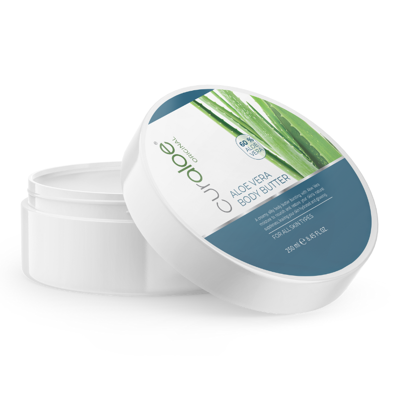 Curaloe Aloe Vera Body Butter 250ml - Long-Lasting Moisturiser