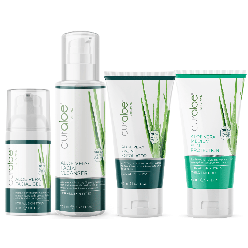 Men's Aloe Vera Skin Care Kit for Healthy, Balanced Skin