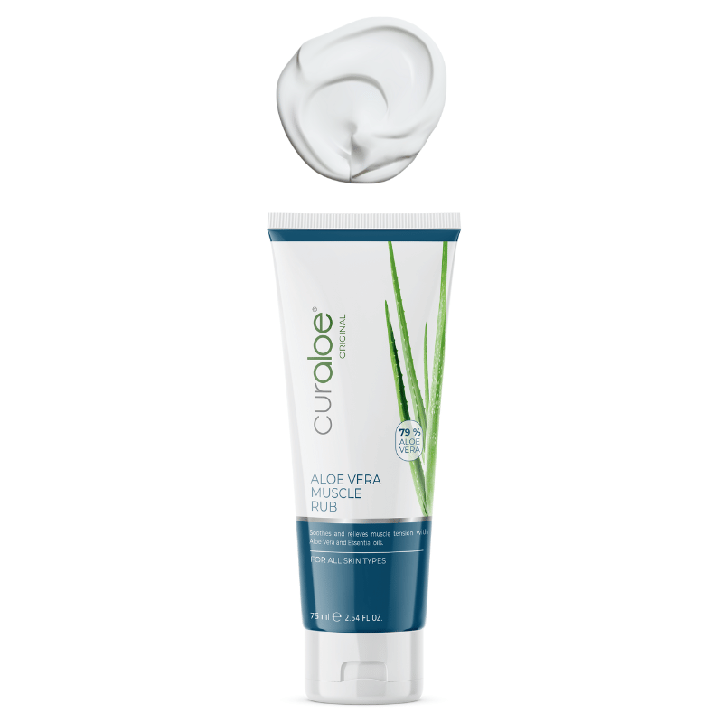 Curaloe Aloe & Arnica Muscle Rub - Soothes Muscle Tension & Spasms