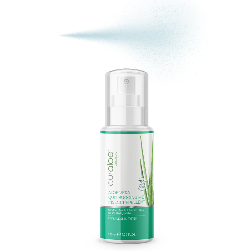 Curaloe Aloe Vera Insect Repellent 125ml - Safe for Pets & Children