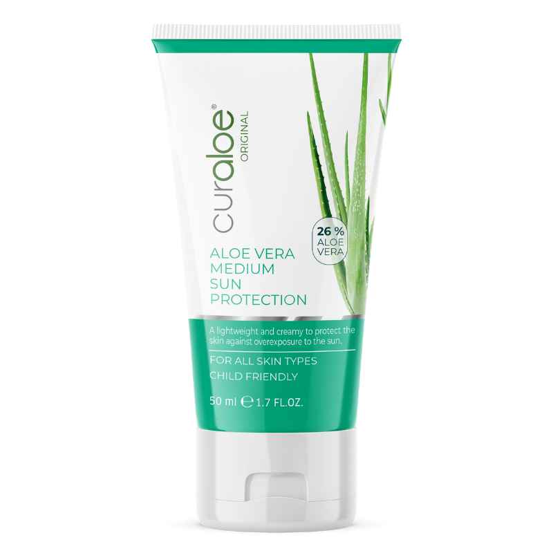Curaloe SPF 30 Suncream 50ml - Aloe Vera Nourishment & UV Protection