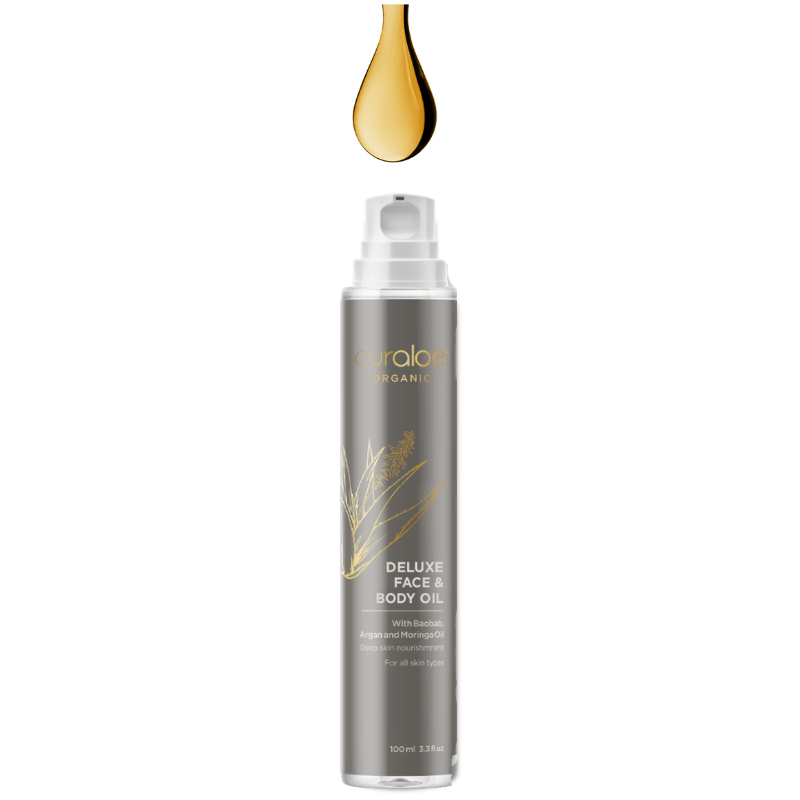 Curaloe Organic Deluxe Body Oil 100ml - Baobab & Argan Oil