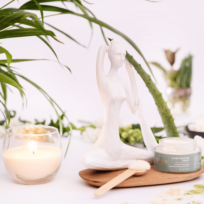 Anti-aging Hydra Restore Cream by Curaloe for smooth, youthful skin