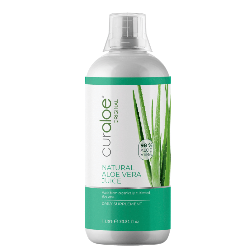 Curaloe Aloe Vera Juice 1L - Ultimate 98% Organic Aloe Vera Health Boost