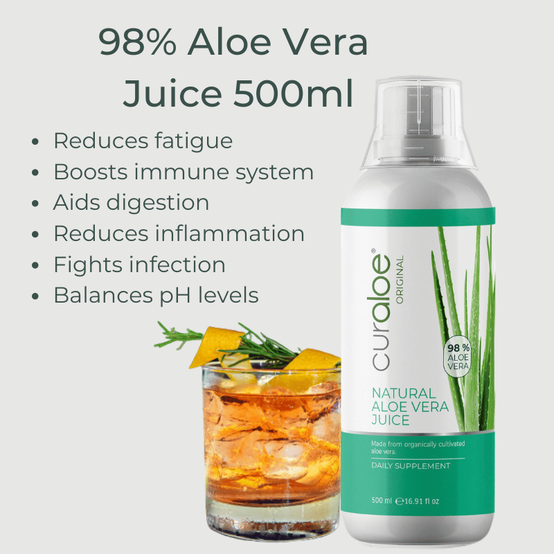 Curaloe Aloe Vera Juice 500ml - Boost Immune and Digestive System