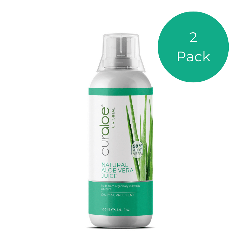 Curaloe Aloe Vera Juice 500ml Value Pack - 98% Natural Aloe Vera