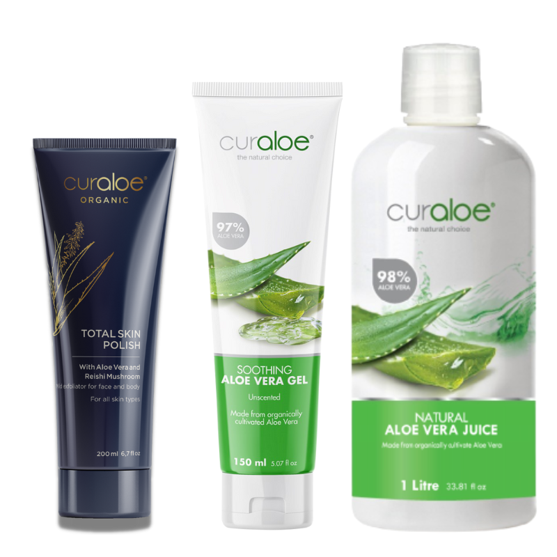 Curaloe Aloe Vera Skin & Body Starter Pack – Curaloe - South Africa