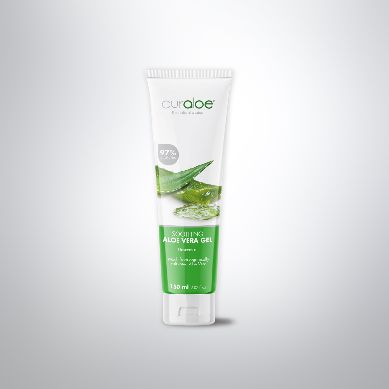Curaloe Soothing Aloe Vera Gel 150ml - Natural Relief for Eczema ...