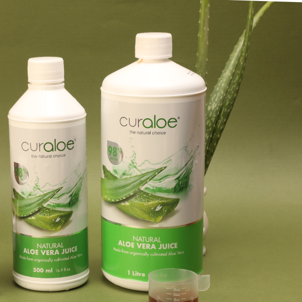 Curaloe Aloe Vera Juice 1L - Aids in Digestive Health