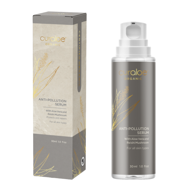 Curaloe Organic Anti-Pollution Serum Packaging