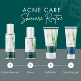 Complete Pure Aloe Vera Acne Care Kit - 4-Step Natural Skincare Routine