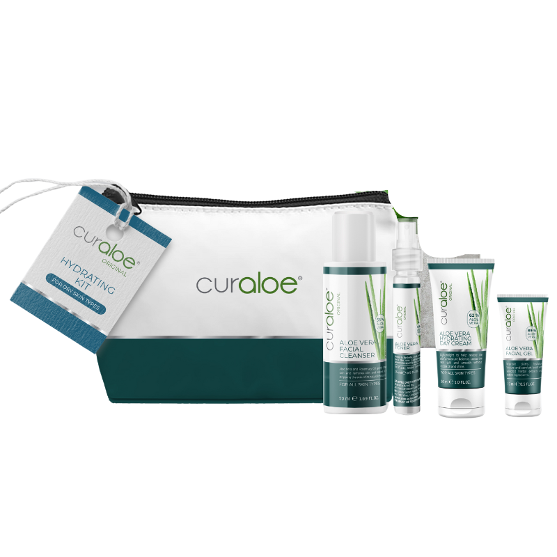 Hydrating Aloe Vera Skincare Set: Mini Gift for Glowing Skin