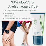 Curaloe Aloe & Arnica Muscle Rub - Natural Analgesic Cream