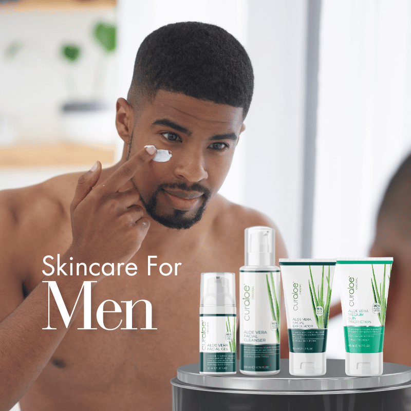Men's Aloe Vera Skin Care Kit: Suitable for All Skin Types