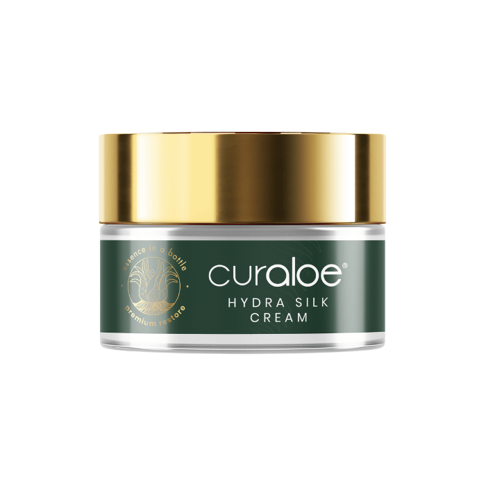 Curaloe Hydra Silk Cream - 55% Aloe Vera for Ultimate Hydration