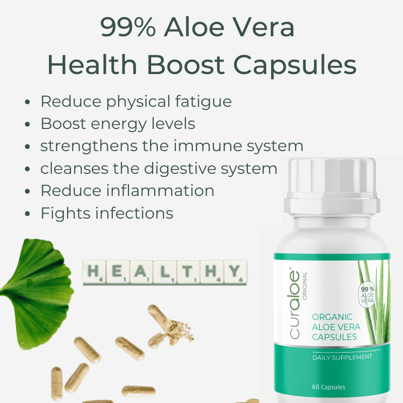 Curaloe 99% Aloe Vera Capsules: Boost Energy Levels Naturally