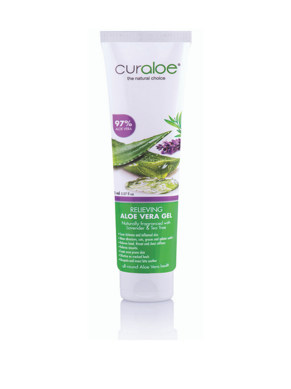 Curaloe Relieving Tea Tree & Aloe Vera Gel - Natural Skin Relief